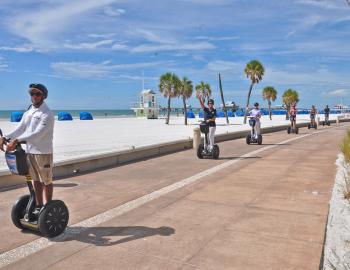Segway on the island 
